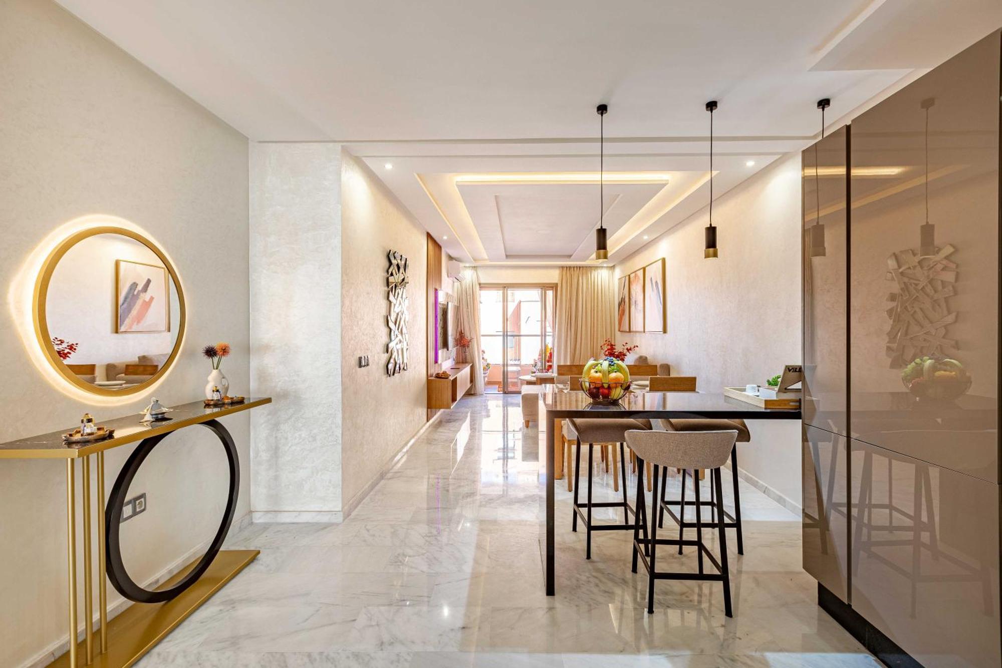 Magnifique Appartement Unique Et Central! มาร์ราเกช ภายนอก รูปภาพ