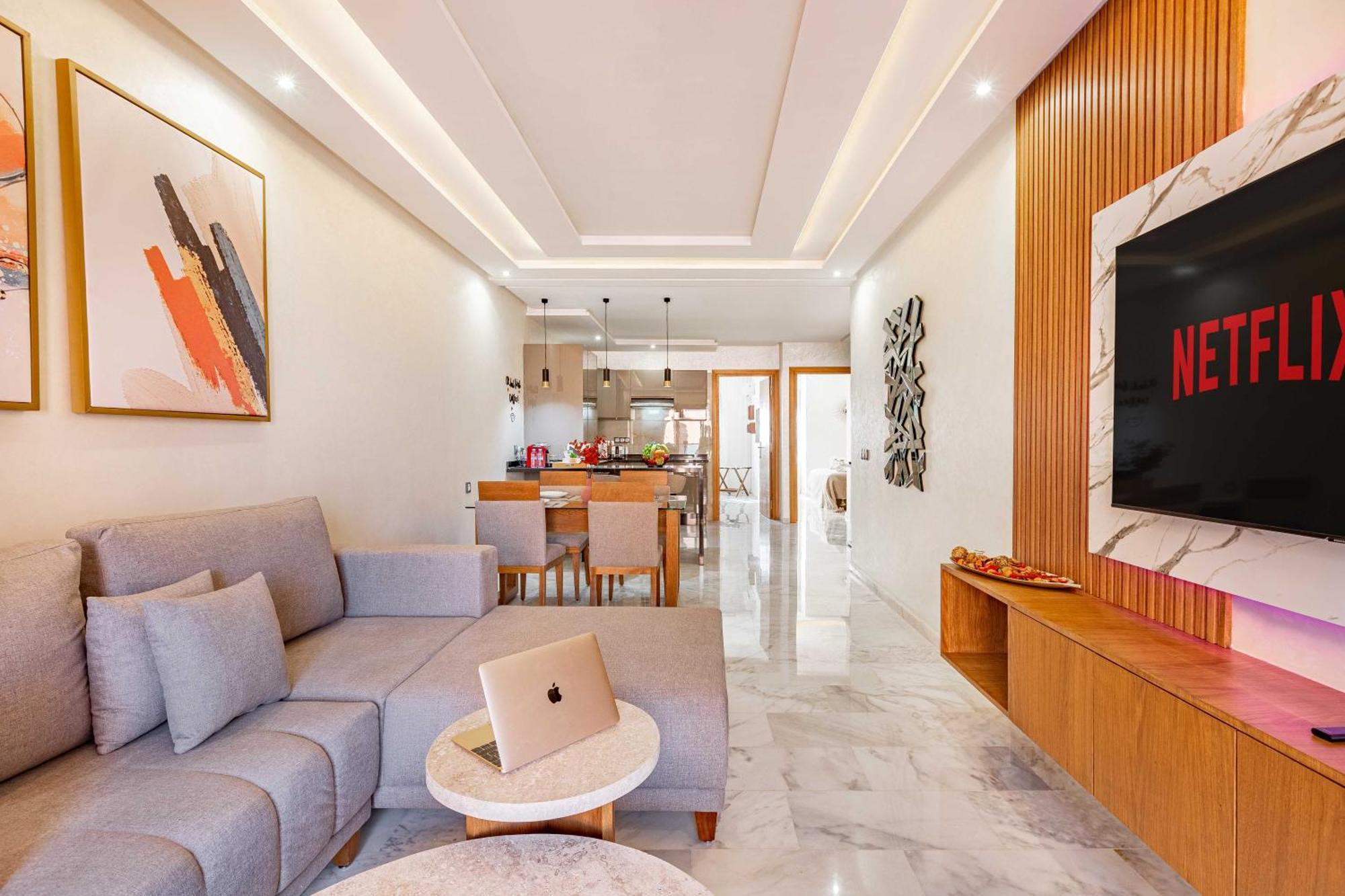 Magnifique Appartement Unique Et Central! มาร์ราเกช ภายนอก รูปภาพ