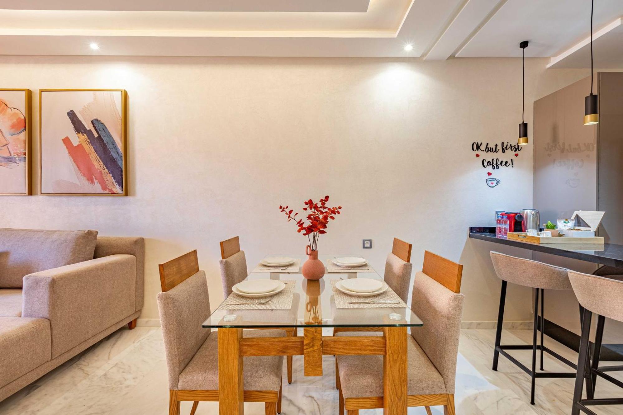 Magnifique Appartement Unique Et Central! มาร์ราเกช ภายนอก รูปภาพ