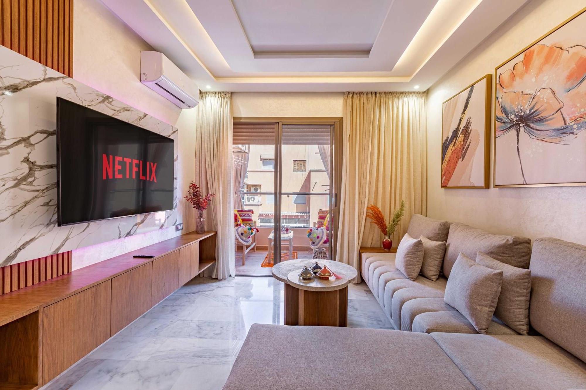 Magnifique Appartement Unique Et Central! มาร์ราเกช ภายนอก รูปภาพ